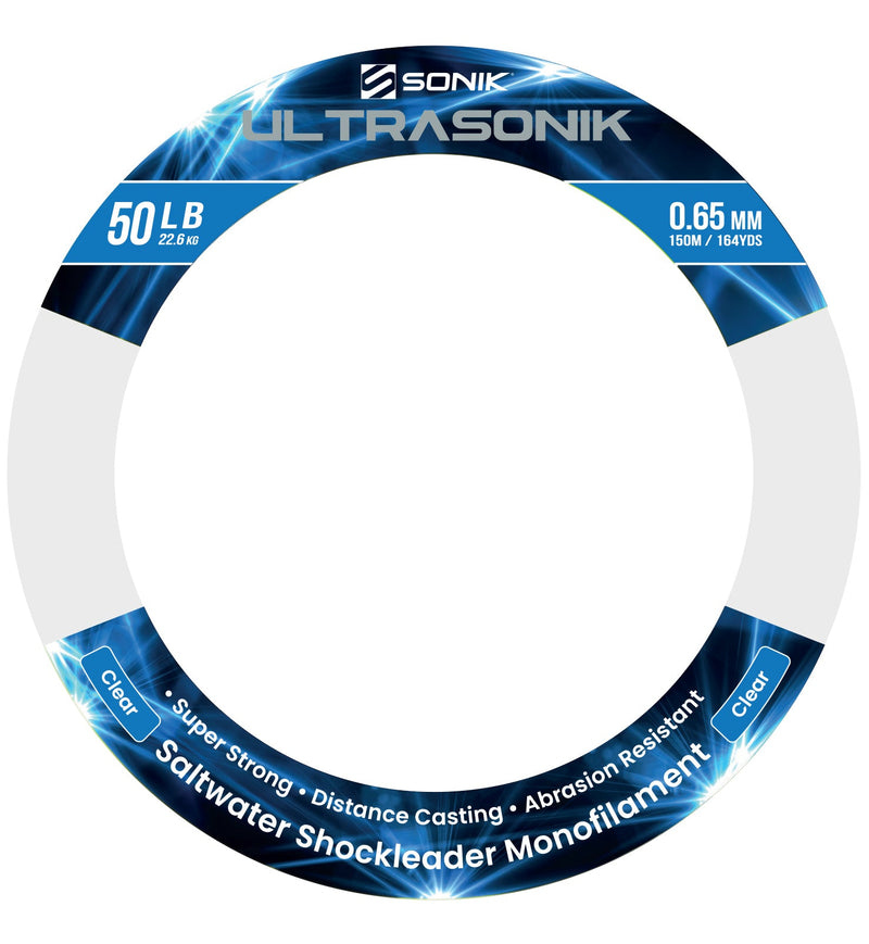 Sonik Ultrasonik Shock Monofilament Line Clear - Pack Of 6