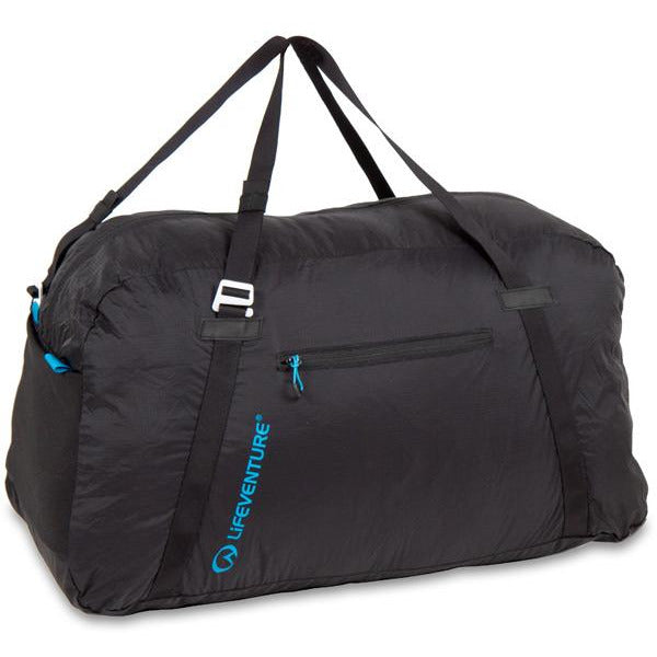 Lifeventure Travel Light Packable Duffle Bag Black / Blue