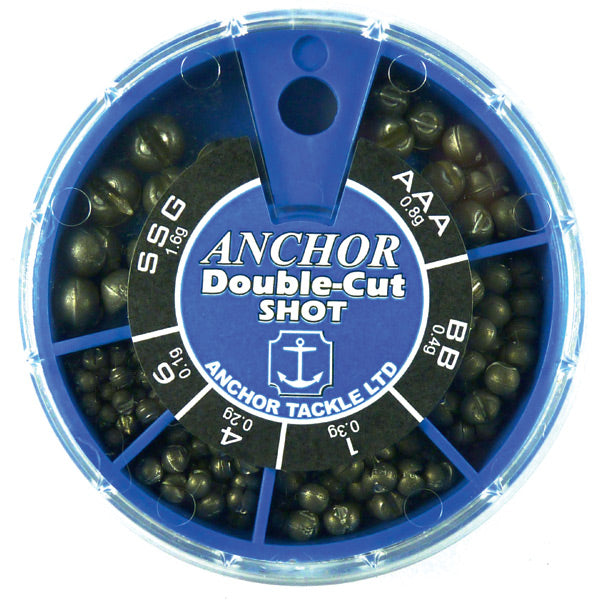 Anchor 6 Div Double-Cut Round Large Grey