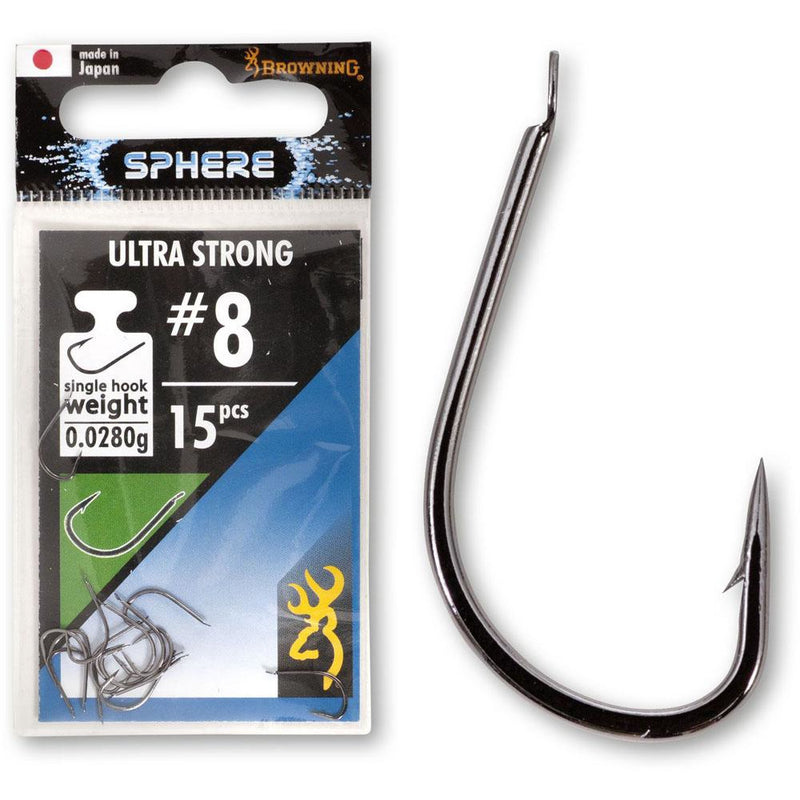 Browning Sphere Ultra Strong Hooks Black Nickel - 5 Pieces