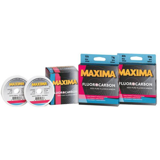 Maxima 25 M Leader Carp Spool Fluo Carbon White - Pack Of 6