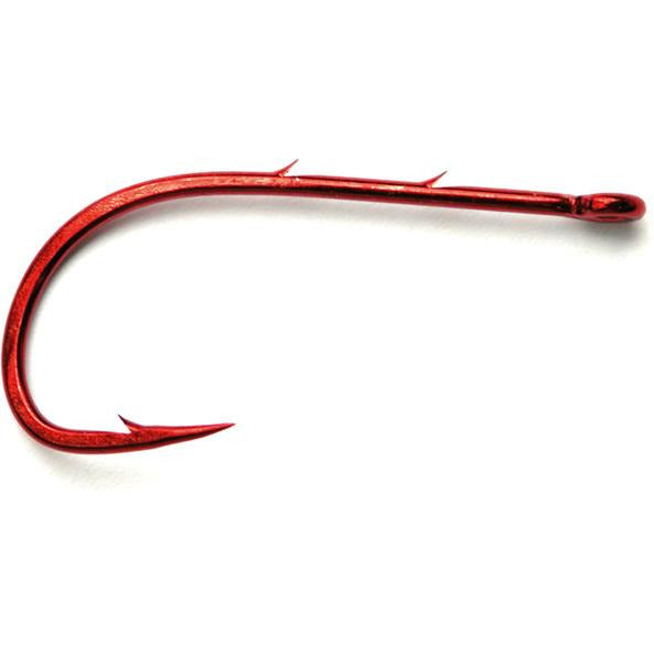 Mustad 92668NP-NR Baitholder Sea Hooks Red - Pack Of 5 X 10