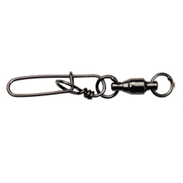 Mustad Ultrapoint Ball Bearing Swivel With Stay-Lock Snap - Pack Of 7 X 10