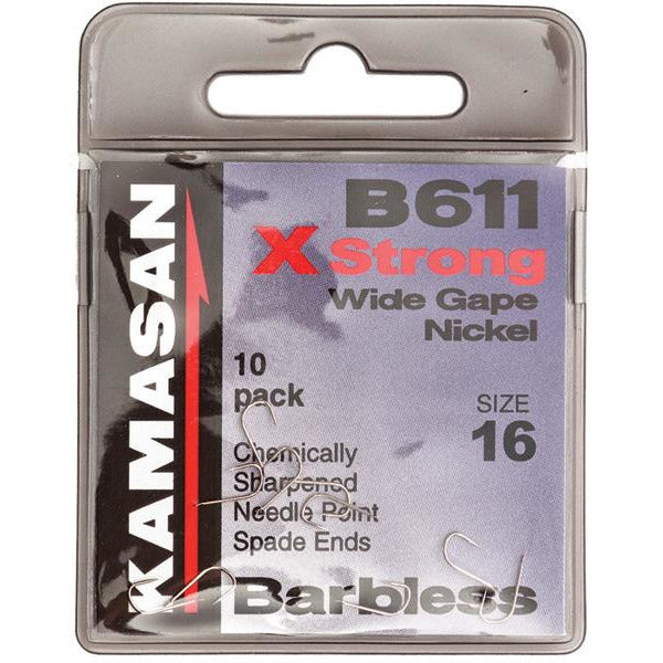 Kamasan Spade B611B Coarse Hooks - Pack Of 10 X 20
