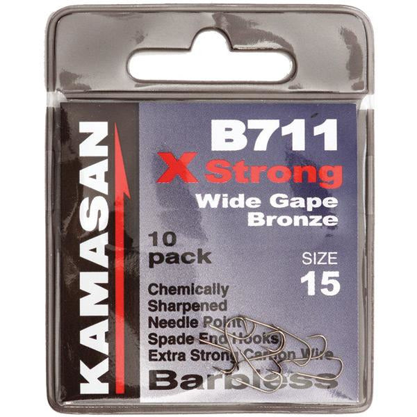 Kamasan Spade B711B Coarse Hooks - Pack Of 10 X 20