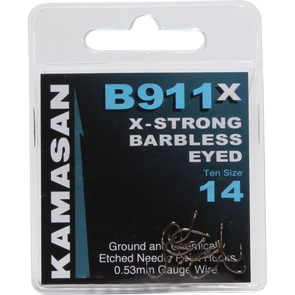 Kamasan B911-X Eyed Coarse Hooks - Pack Of 10 X 20