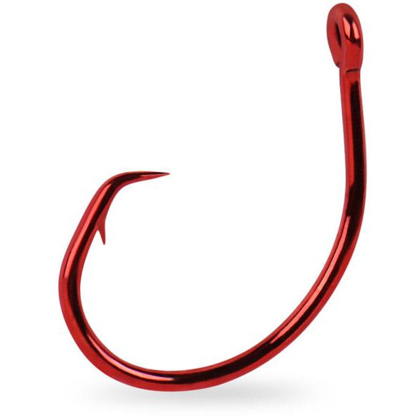 Mustad Demon Circle 39951NP-RB Sea Hooks Red - Pack Of 10