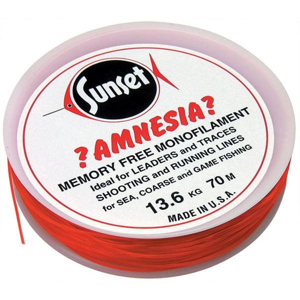 Amnesia 100 M Carp Spool Line & Braid Red - Pack Of 10