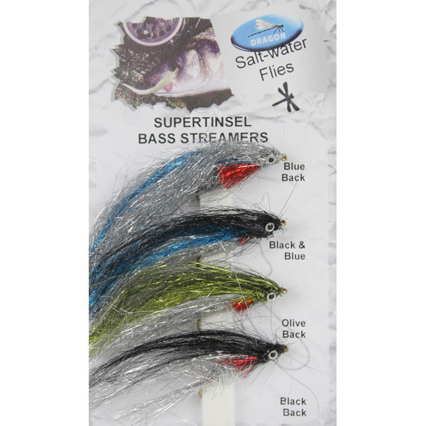 Dragon Tackle Supertinsel Bass Streamers Bait & Lures