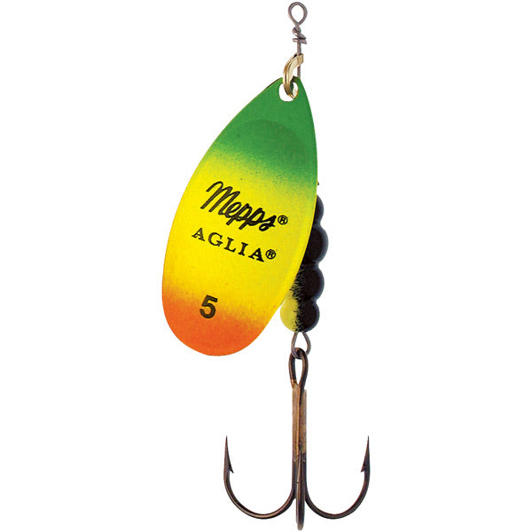 Mepps Aglia Bait & Lures Hot Tiger Green