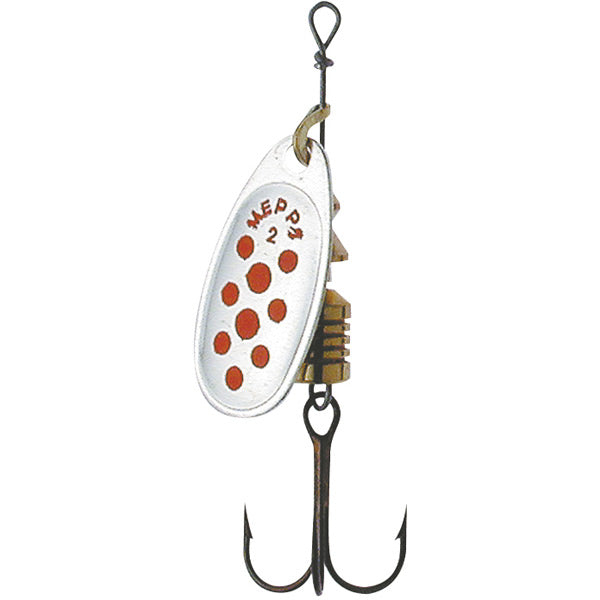 Mepps Comet Red Dot Bait & Lures Silver