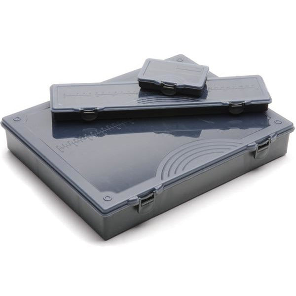 Leeda Complete Tackle Box With Rigs Box Grey