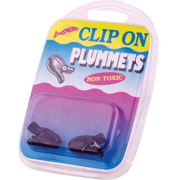 Dinsmores Clip On Plummet Blister Black - Pack Of 2 X 10