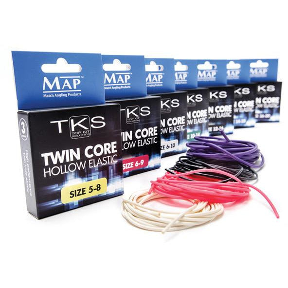 MAP TKS Twin Core Hollow Elastic Green - Pack Of 5
