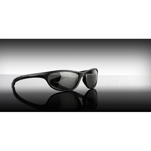 Wychwood Game Sunglasses Black Wrap Around Smoke Lens